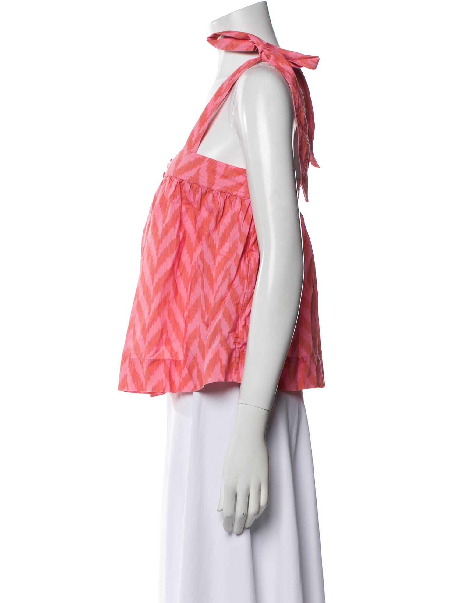 Ulla Johnson Printed Square Neckline Top