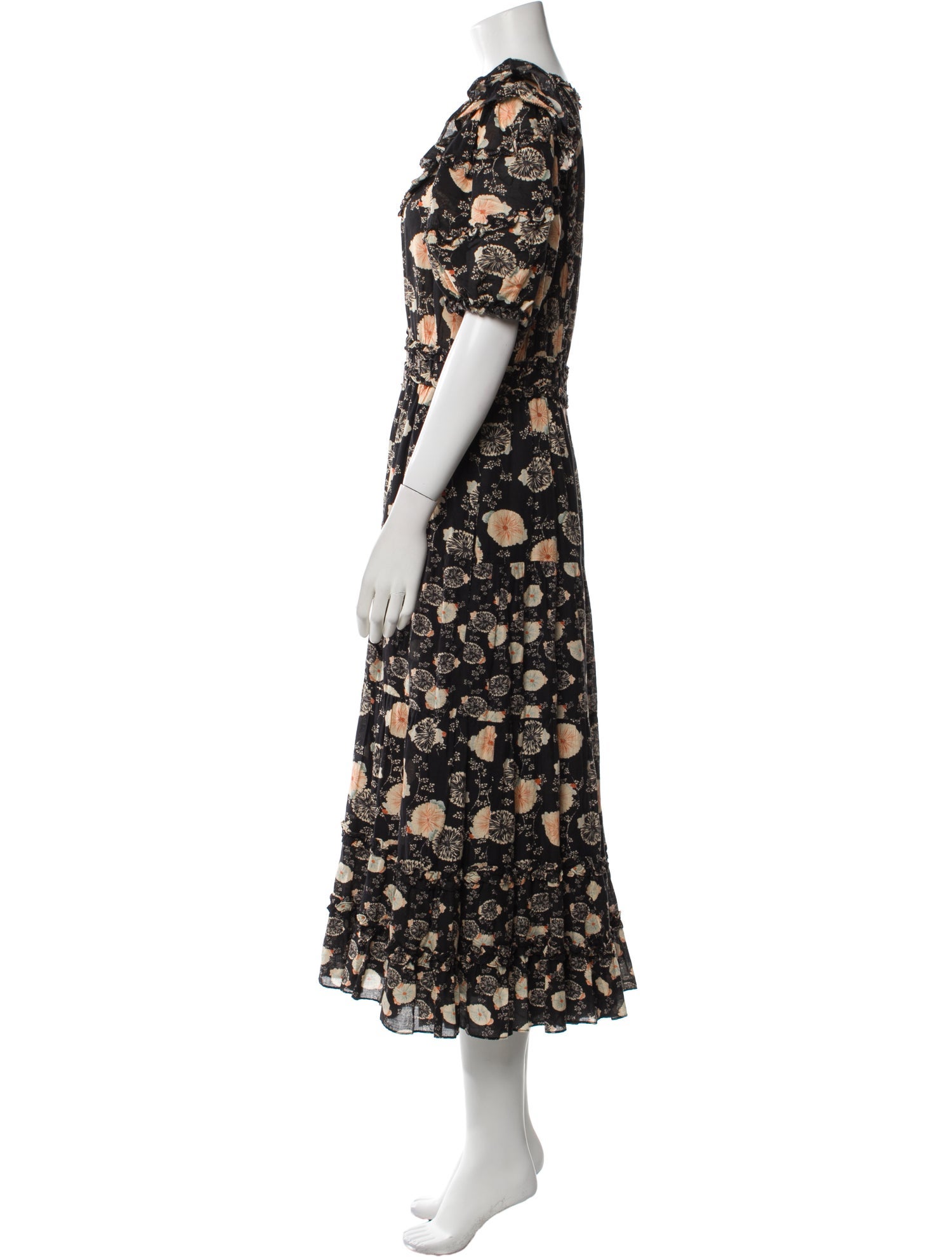 Ulla Johnson Floral Print Long Dress