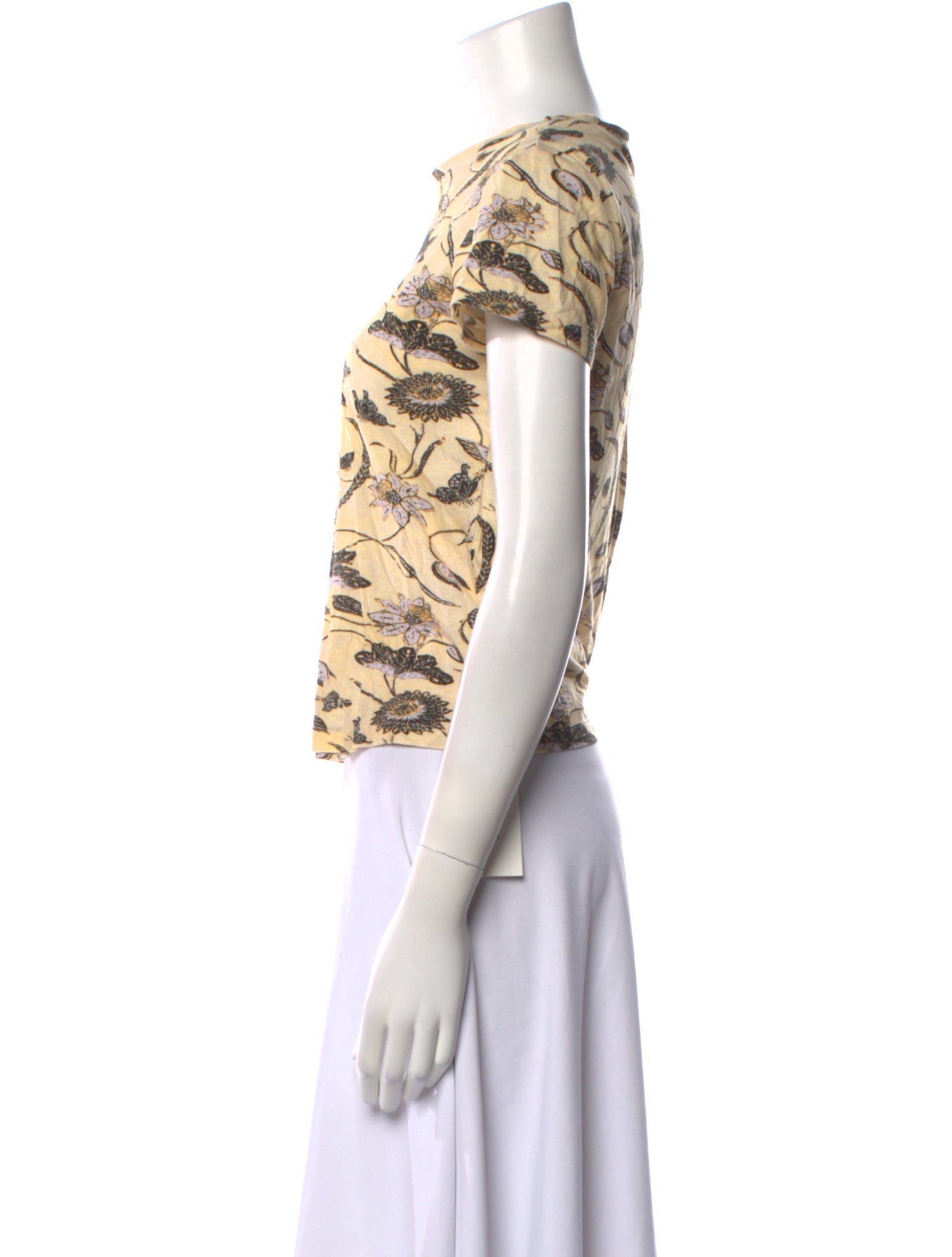 Ulla Johnson Printed Crew Neck T-Shirt