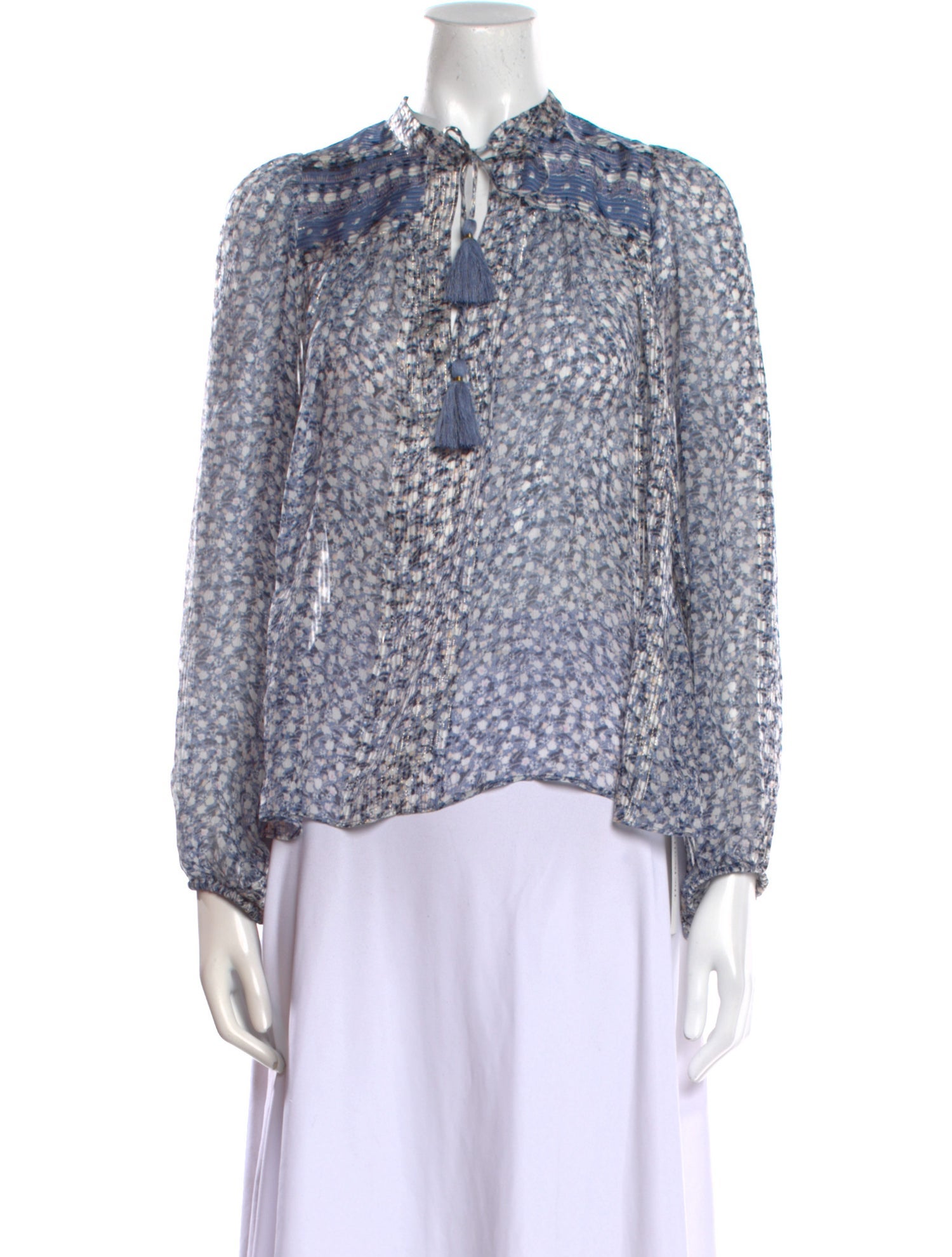 Ulla Johnson Silk Printed Blouse