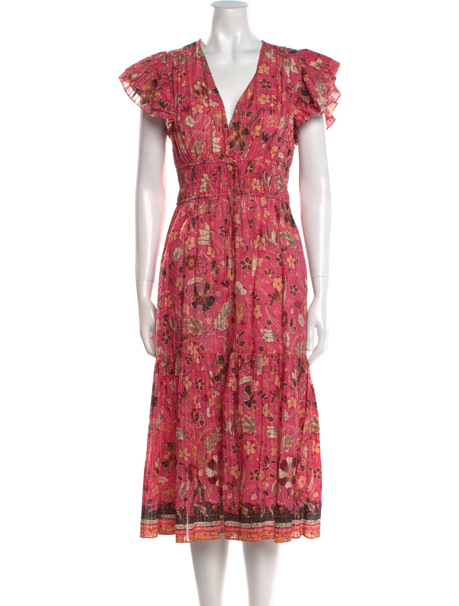 Ulla Johnson Floral Print Long Dress