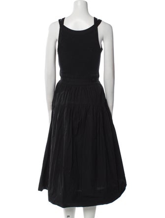 Ulla Johnson V-Neck Midi Length Dress