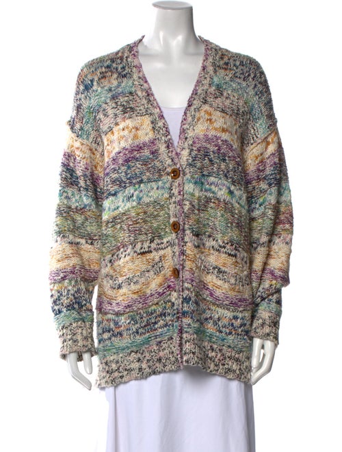 Ulla Johnson Striped V-Neck Sweater