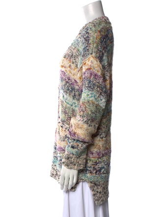 Ulla Johnson Striped V-Neck Sweater