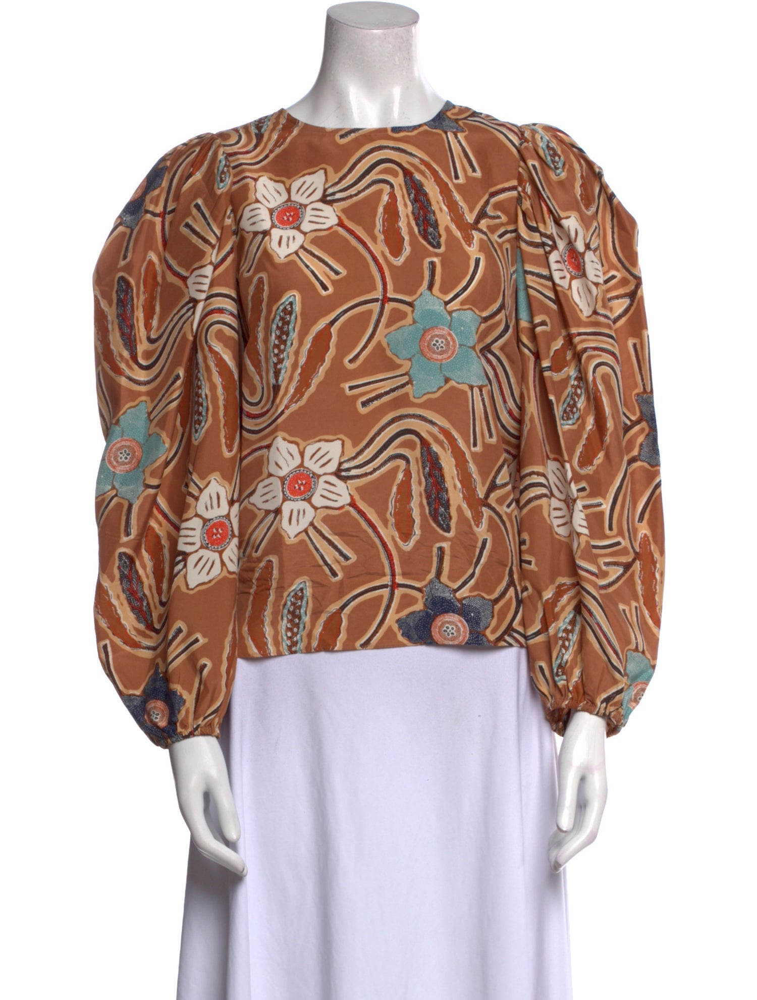 Ulla Johnson Silk Printed Blouse