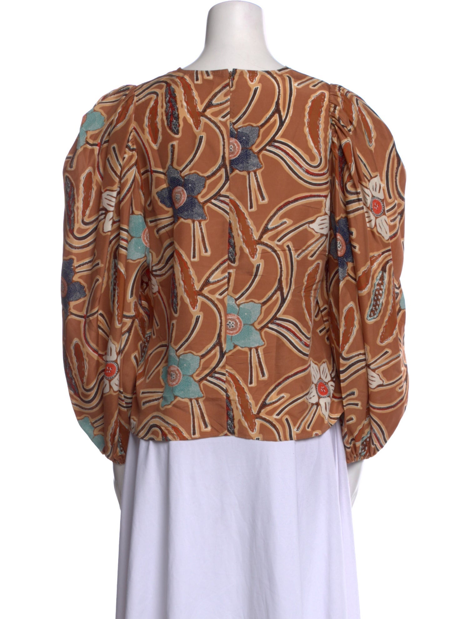 Ulla Johnson Silk Printed Blouse