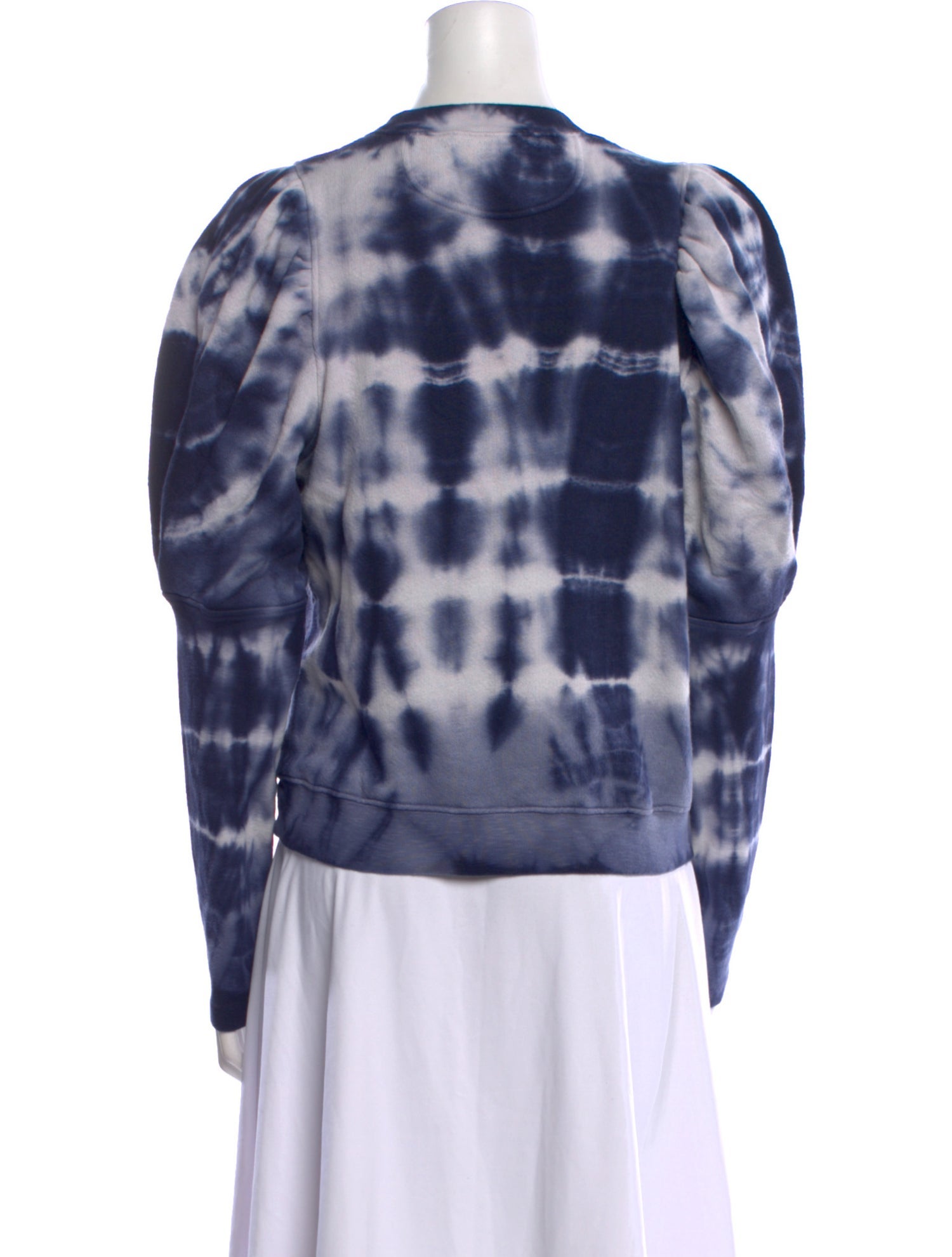 Ulla Johnson Tie-Dye Print Crew Neck Blouse