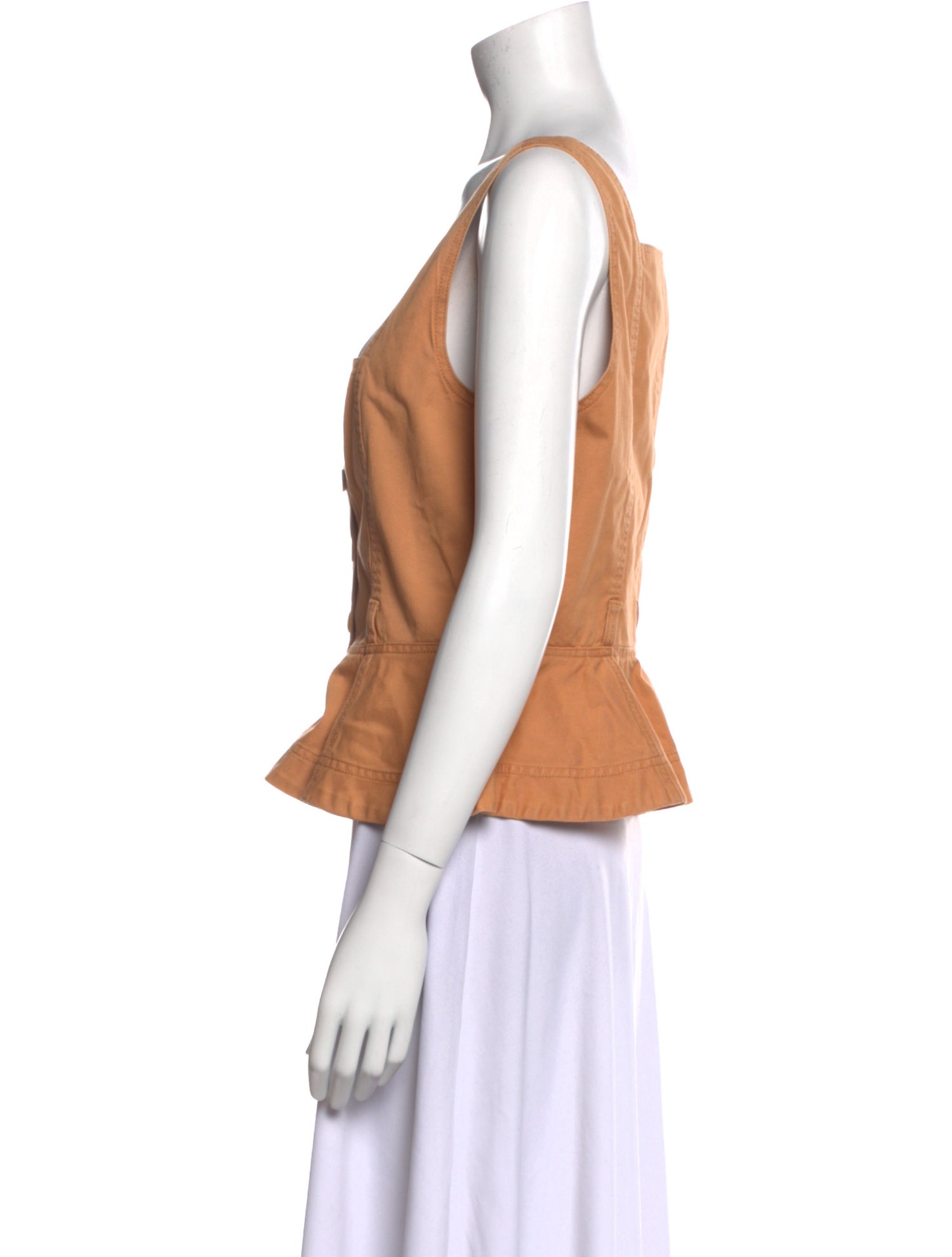 Ulla Johnson Square Neckline Sleeveless Crop Top