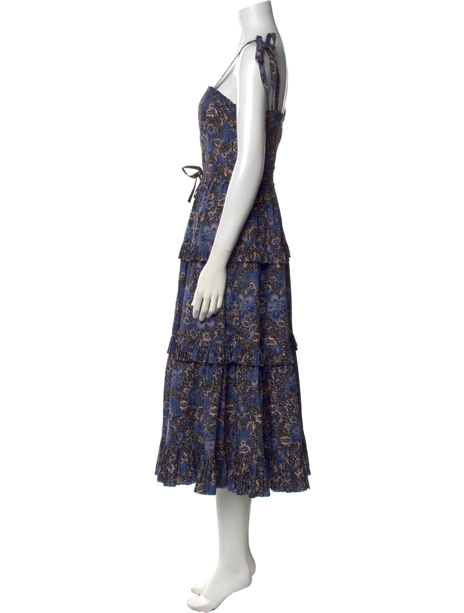 Ulla Johnson Floral Print Long Dress w/ Tags