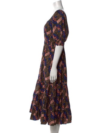 Ulla Johnson Printed Midi Length Dress