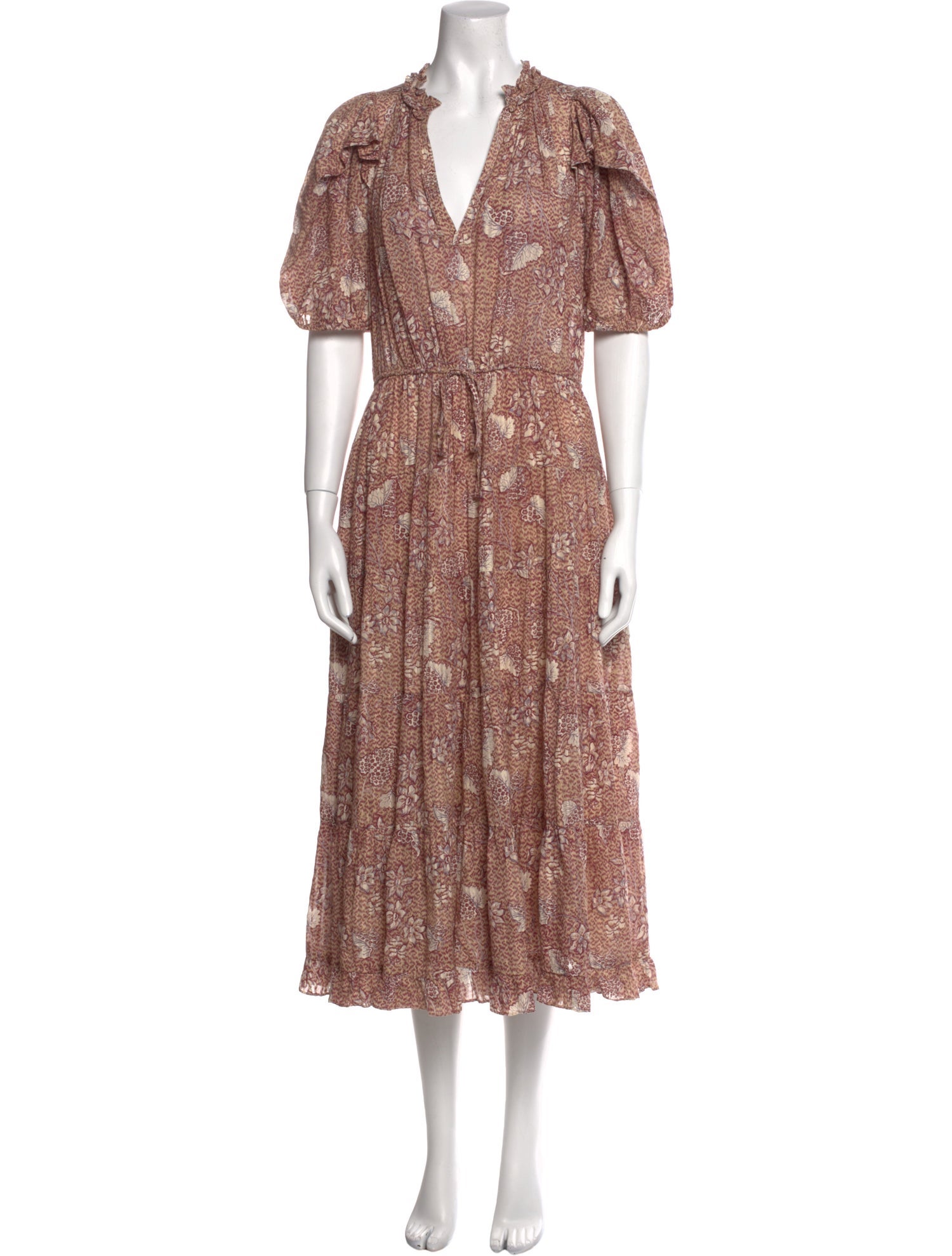 Ulla Johnson Floral Print Long Dress