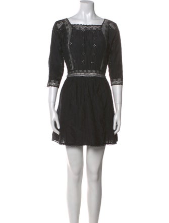 Ulla Johnson Square Neckline Mini Dress