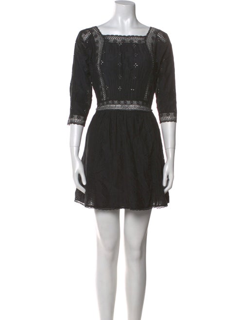 Ulla Johnson Square Neckline Mini Dress