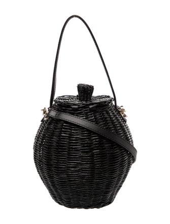 Ulla Johnson Straw Top Handle Bag