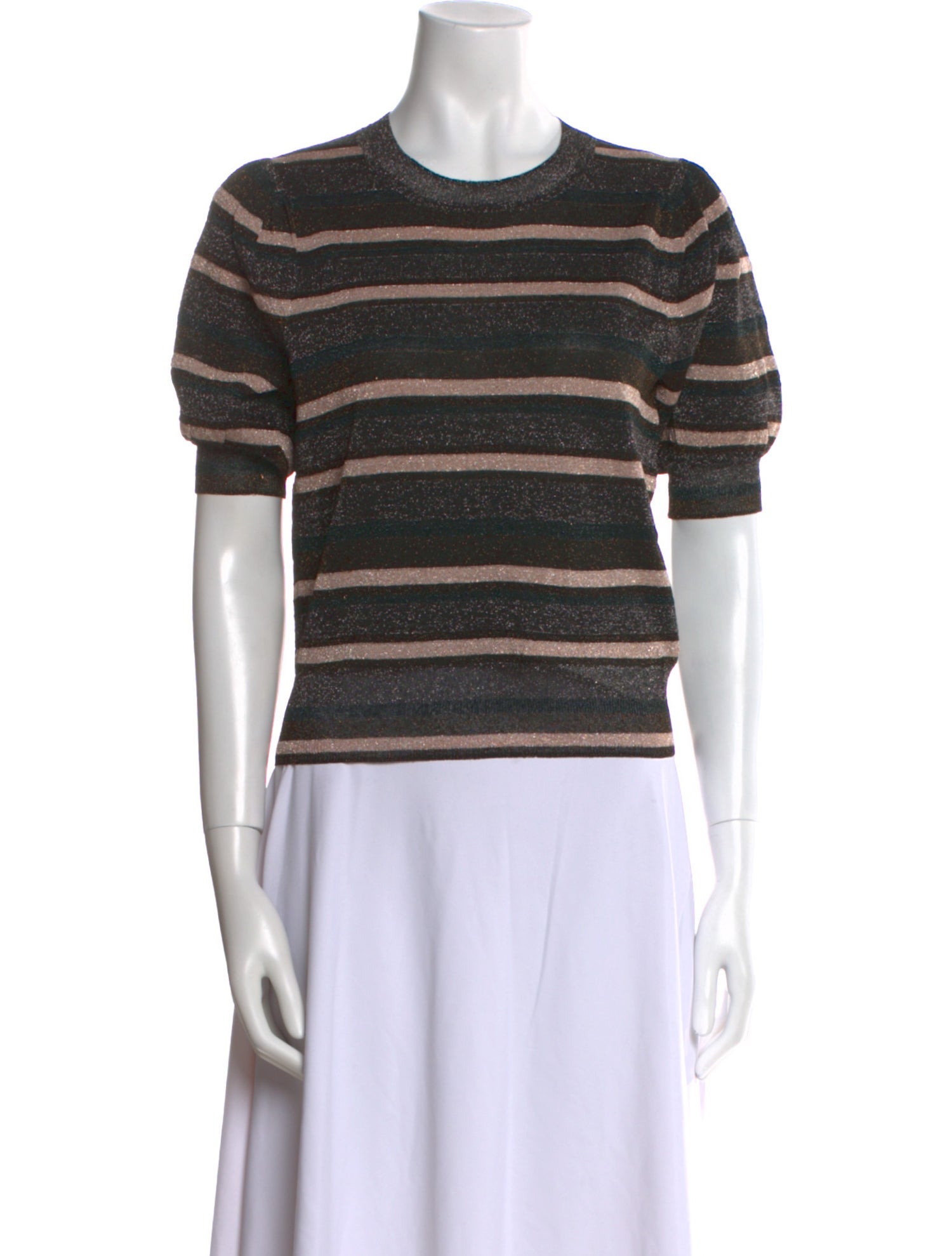Ulla Johnson Striped Crew Neck T-Shirt
