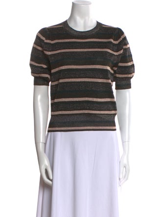 Ulla Johnson Striped Crew Neck T-Shirt