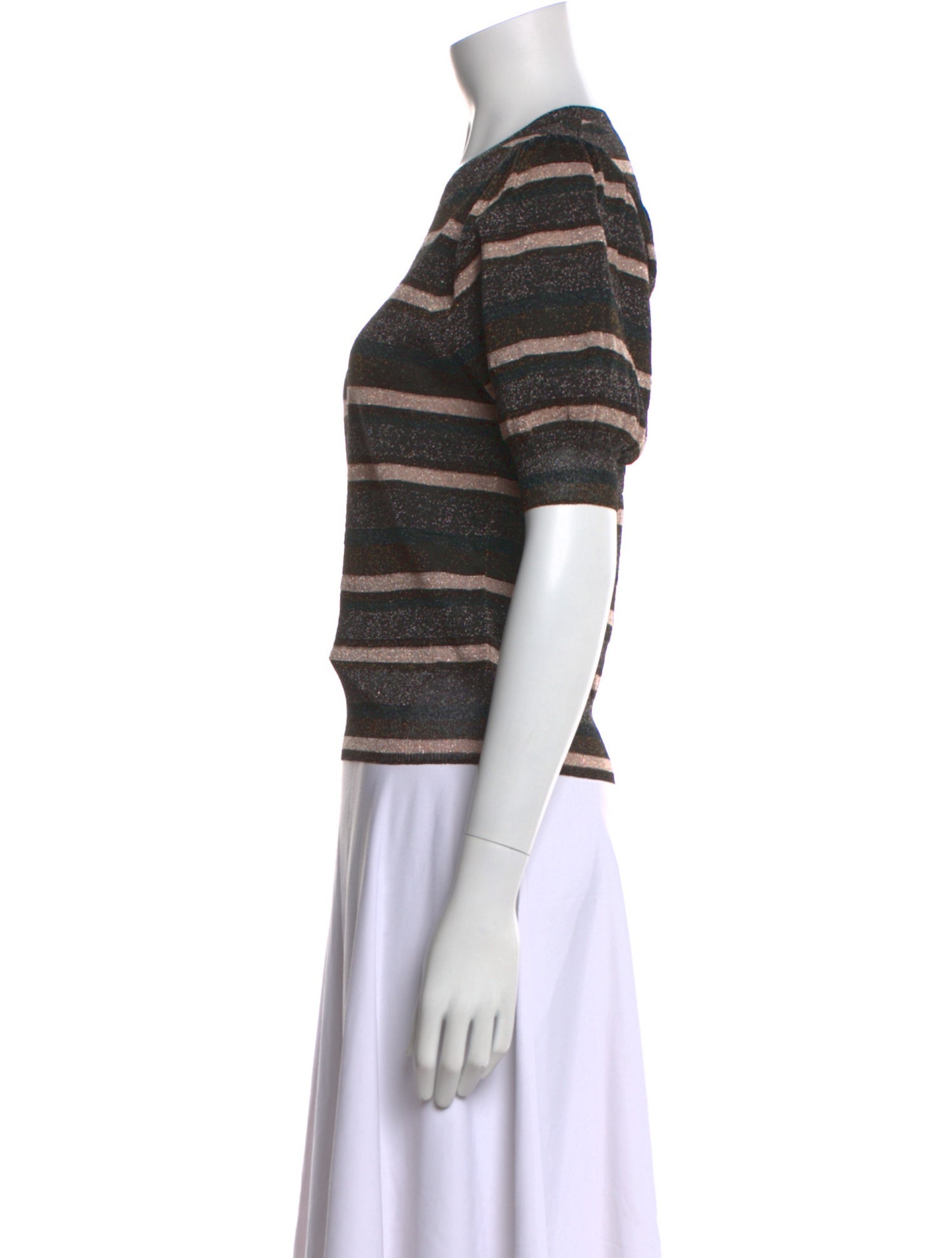 Ulla Johnson Striped Crew Neck T-Shirt