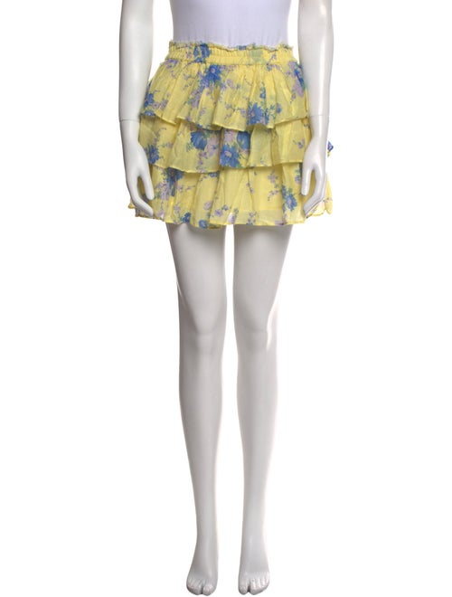 Ulla Johnson Floral Print Mini Skirt
