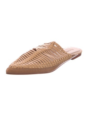 Ulla Johnson Leather Braided Accents Mules