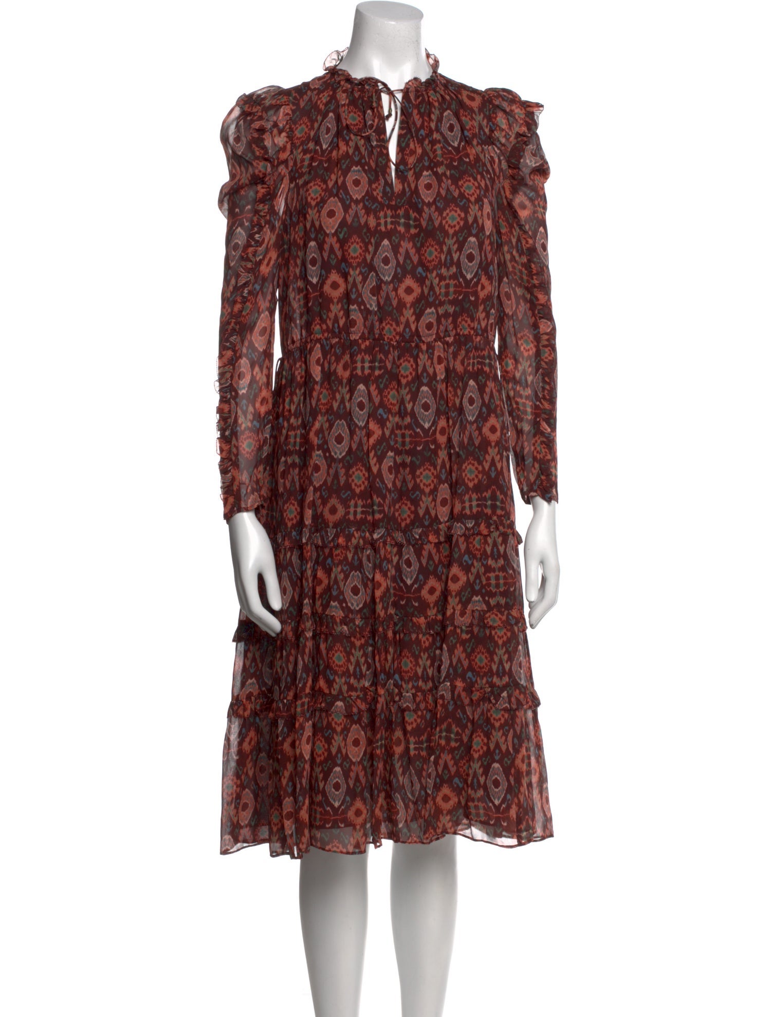 Ulla Johnson Silk Midi Length Dress