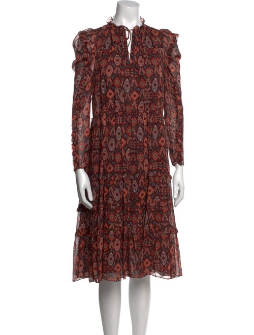 Ulla Johnson Silk Midi Length Dress