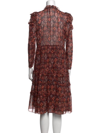 Ulla Johnson Silk Midi Length Dress