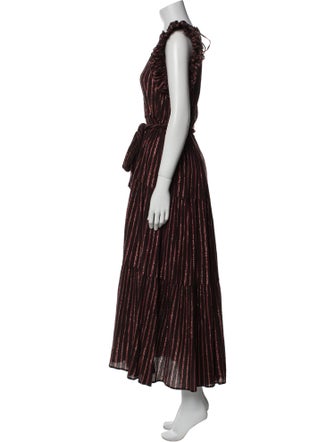 Ulla Johnson Striped Long Dress