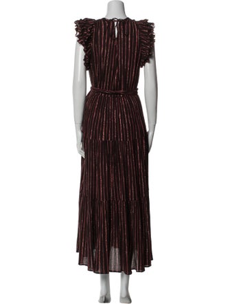Ulla Johnson Striped Long Dress