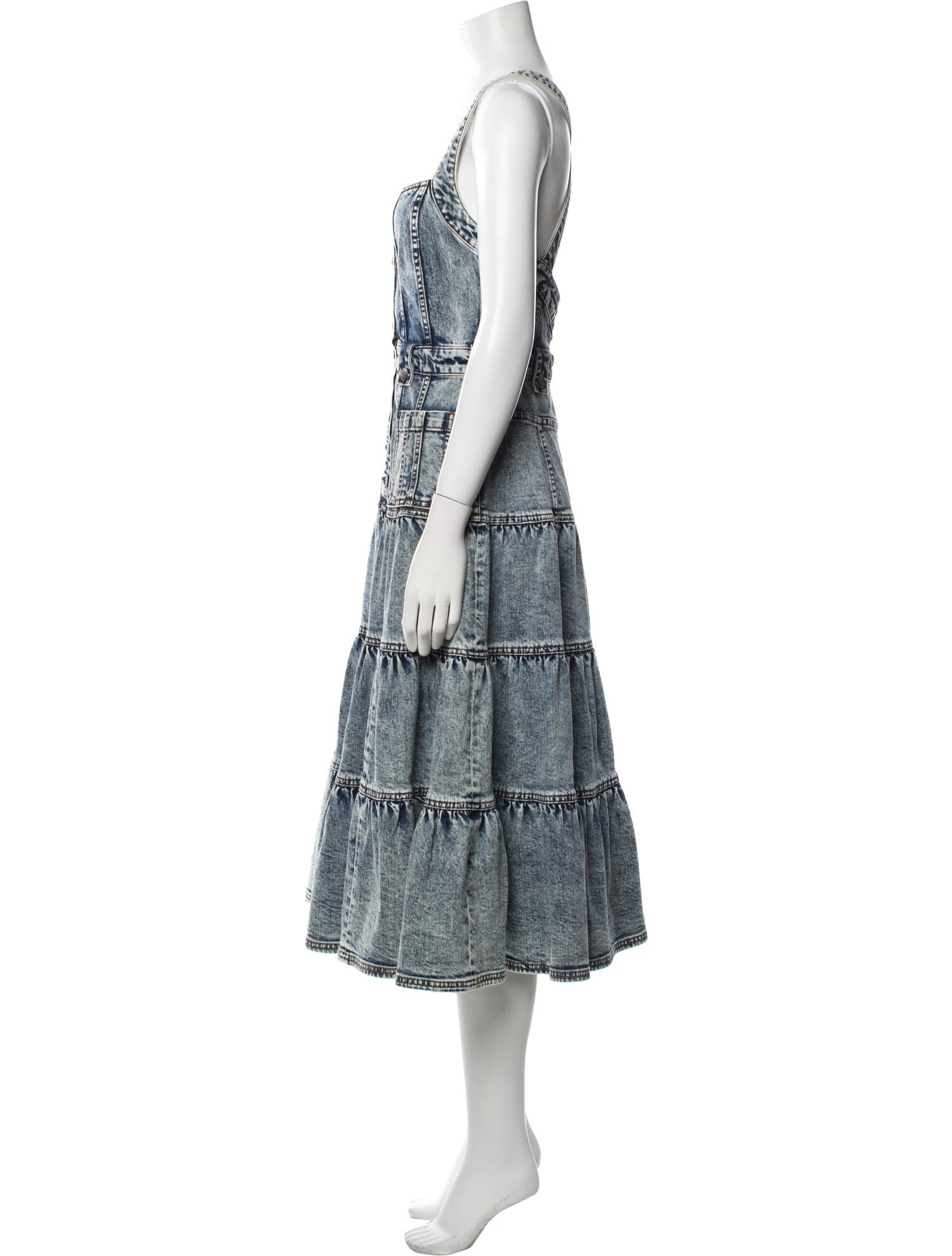 Ulla Johnson Printed Midi Length Dress