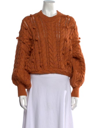 Ulla Johnson Merino Wool Crew Neck Sweater