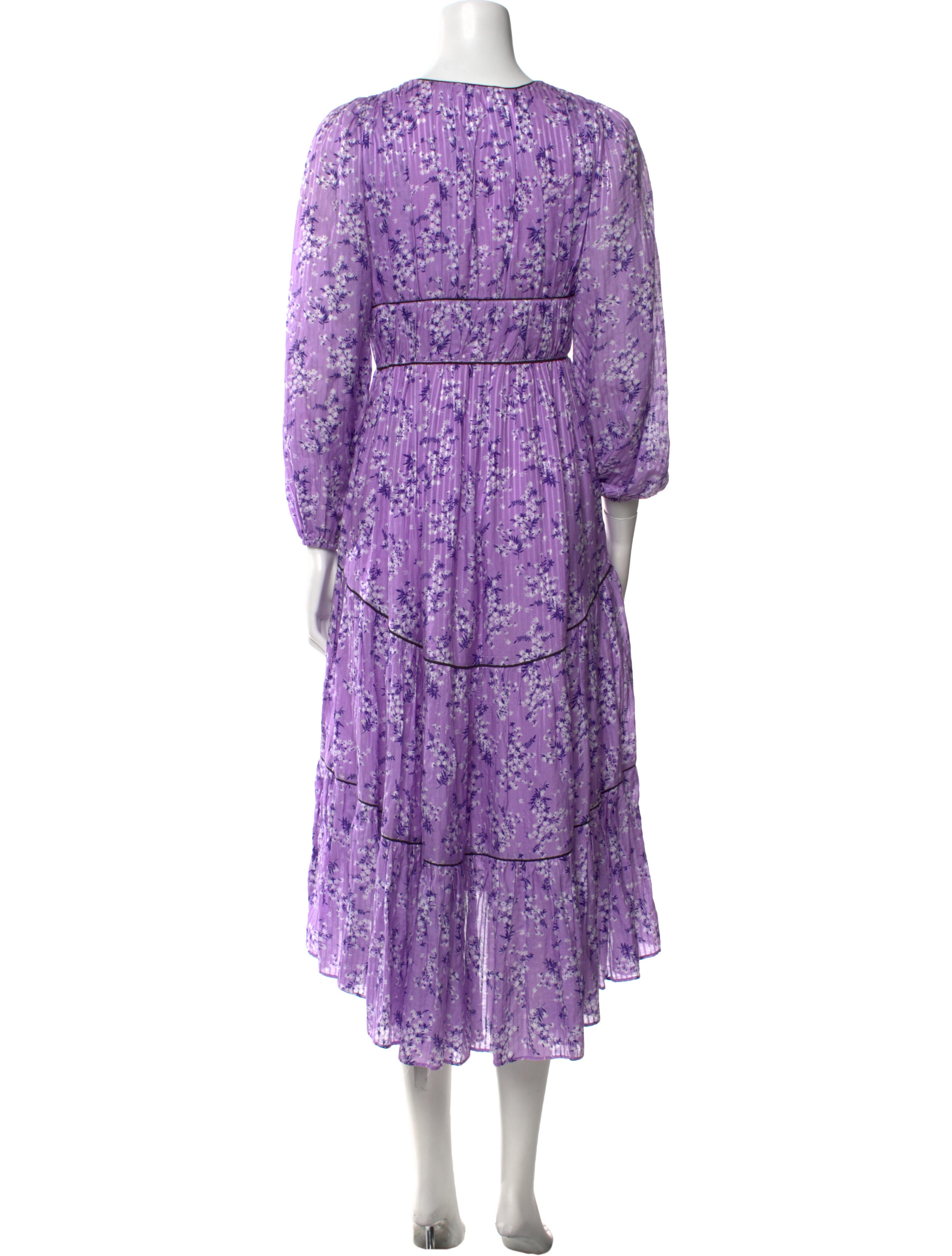 Ulla Johnson Floral Print Long Dress