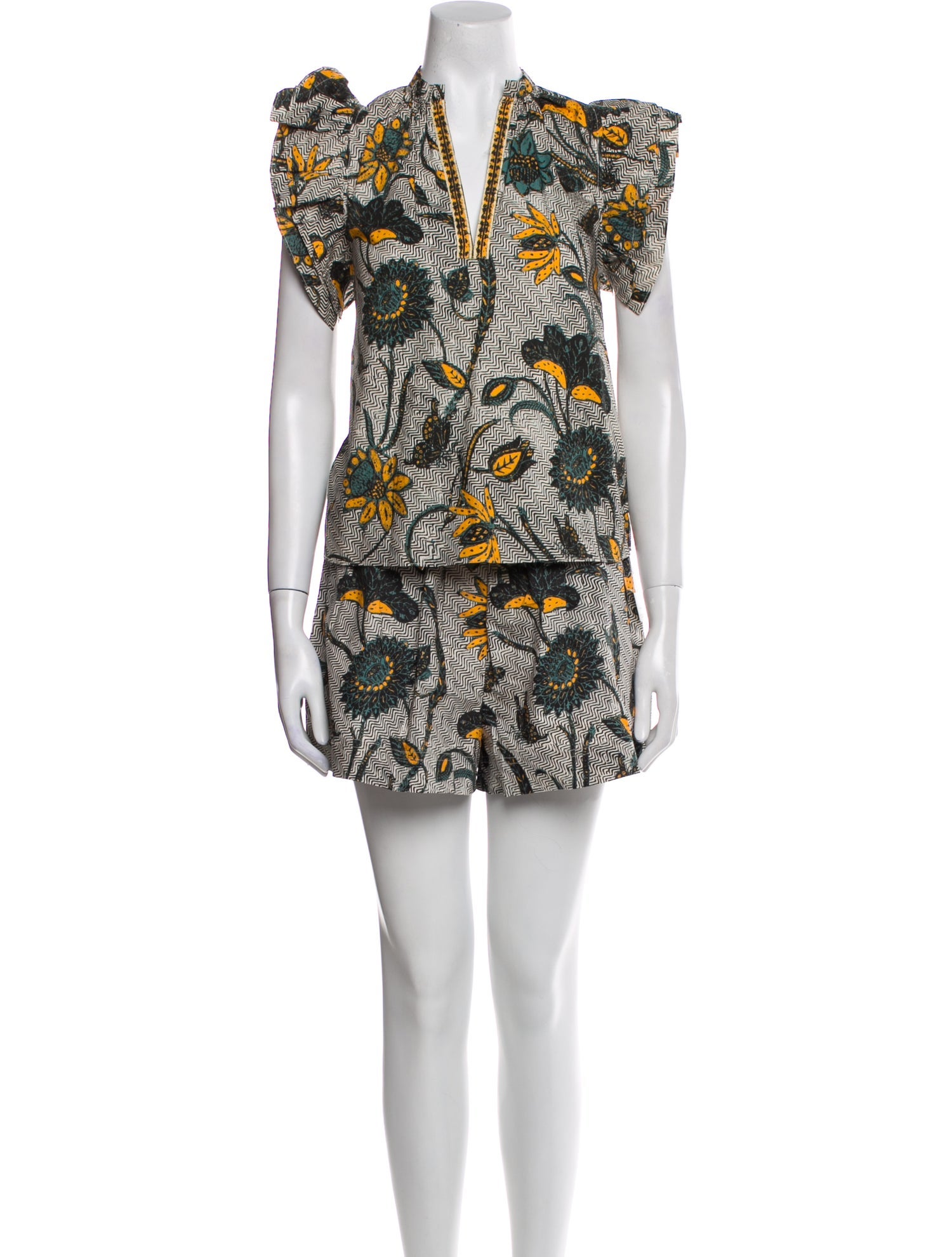 Ulla Johnson Printed Short Set