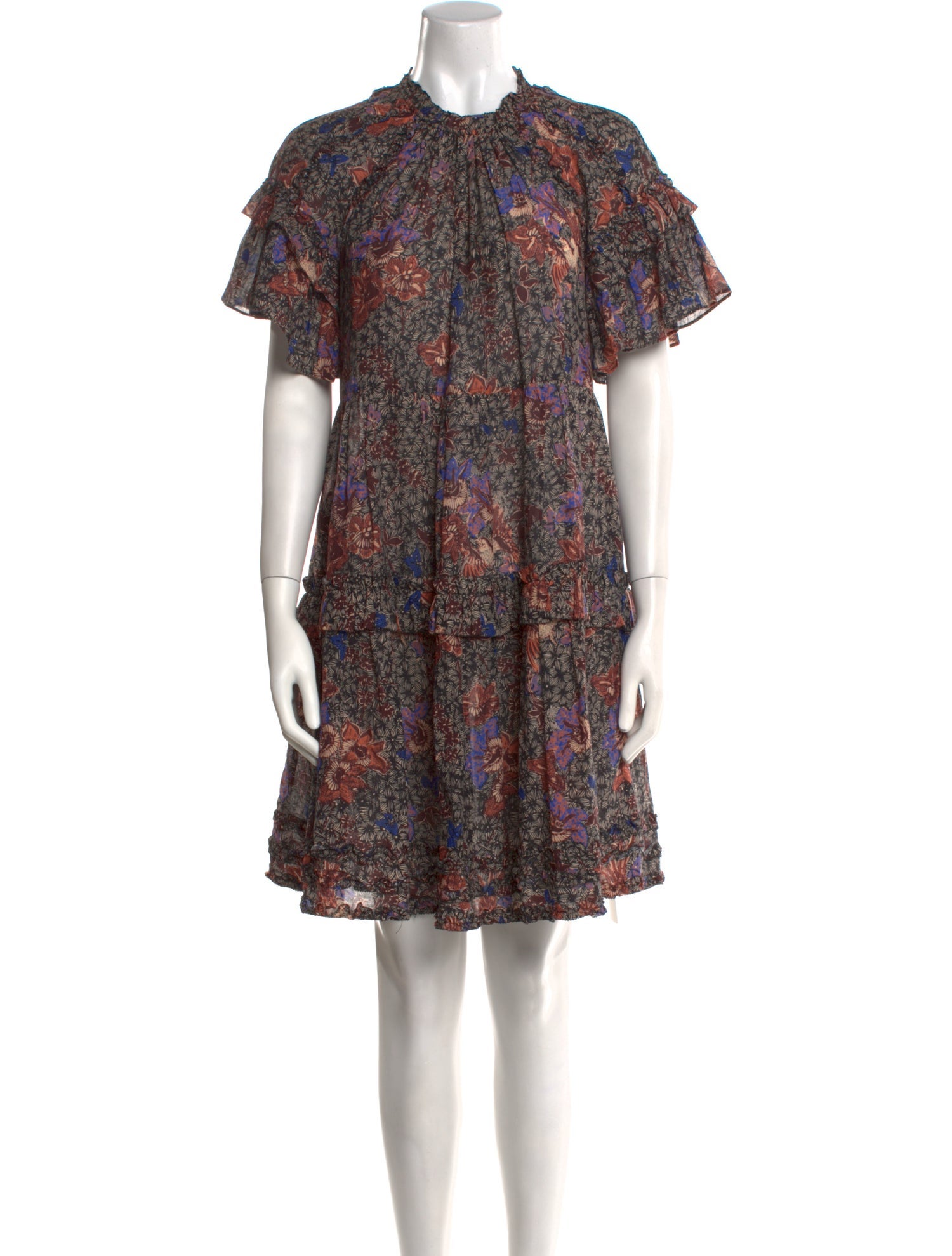 Ulla Johnson Floral Print Mini Dress