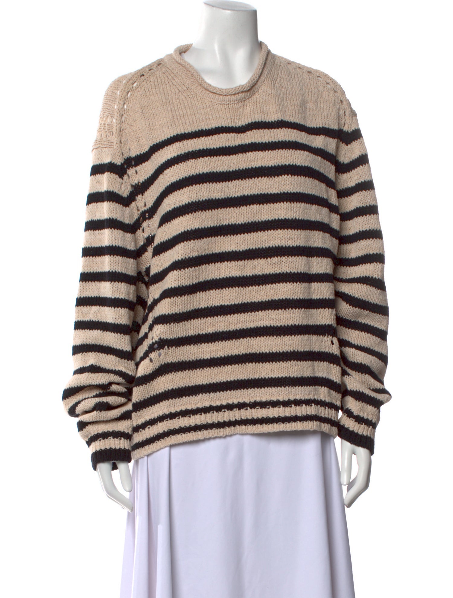 Ulla Johnson Striped Crew Neck Sweater w/ Tags
