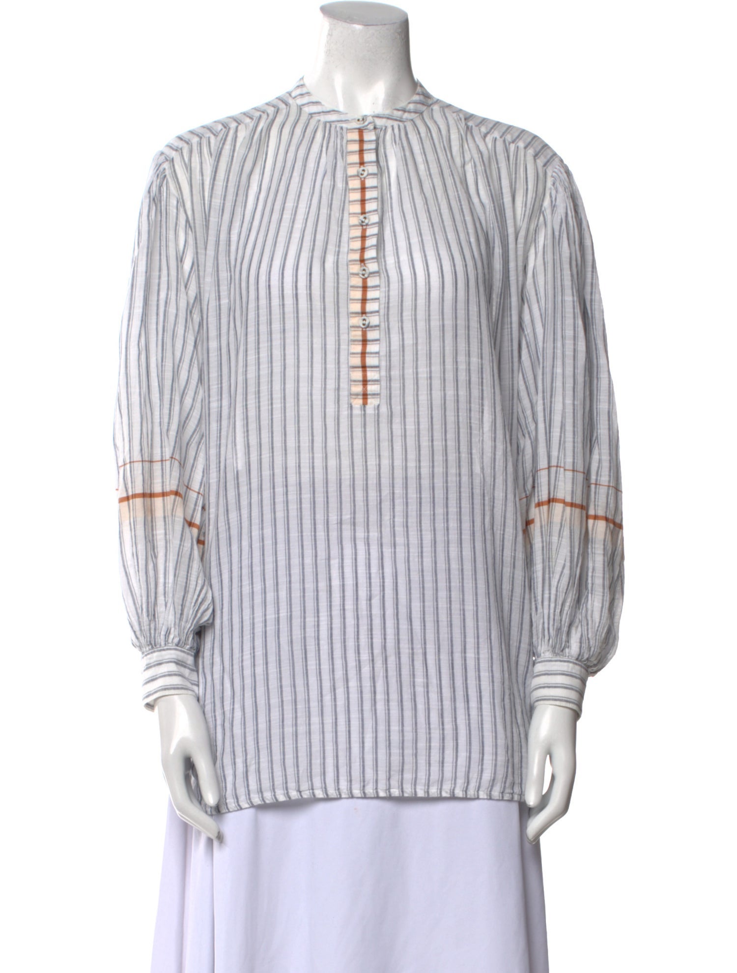 Ulla Johnson Striped Crew Neck Blouse