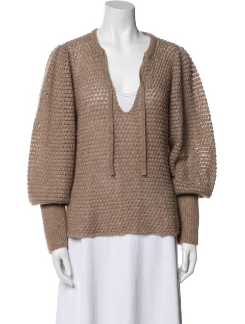 Ulla Johnson Baby Alpaca V-Neck Sweater