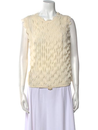 Ulla Johnson Printed V-Neck Sweater