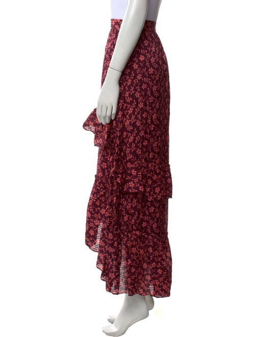 Ulla Johnson Floral Print Midi Length Skirt