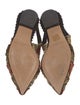 Ulla Johnson Printed Beaded Accents Slingback Flats