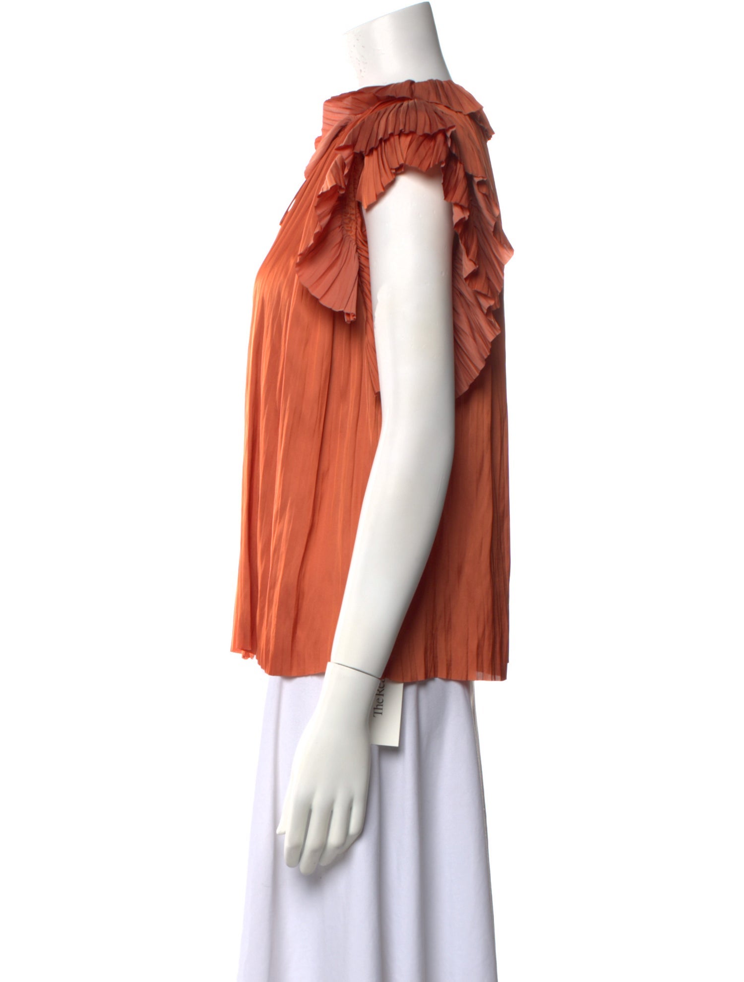 Ulla Johnson V-Neck Short Sleeve Blouse