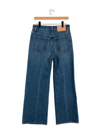 Ulla Johnson High-Rise Wide Leg Jeans