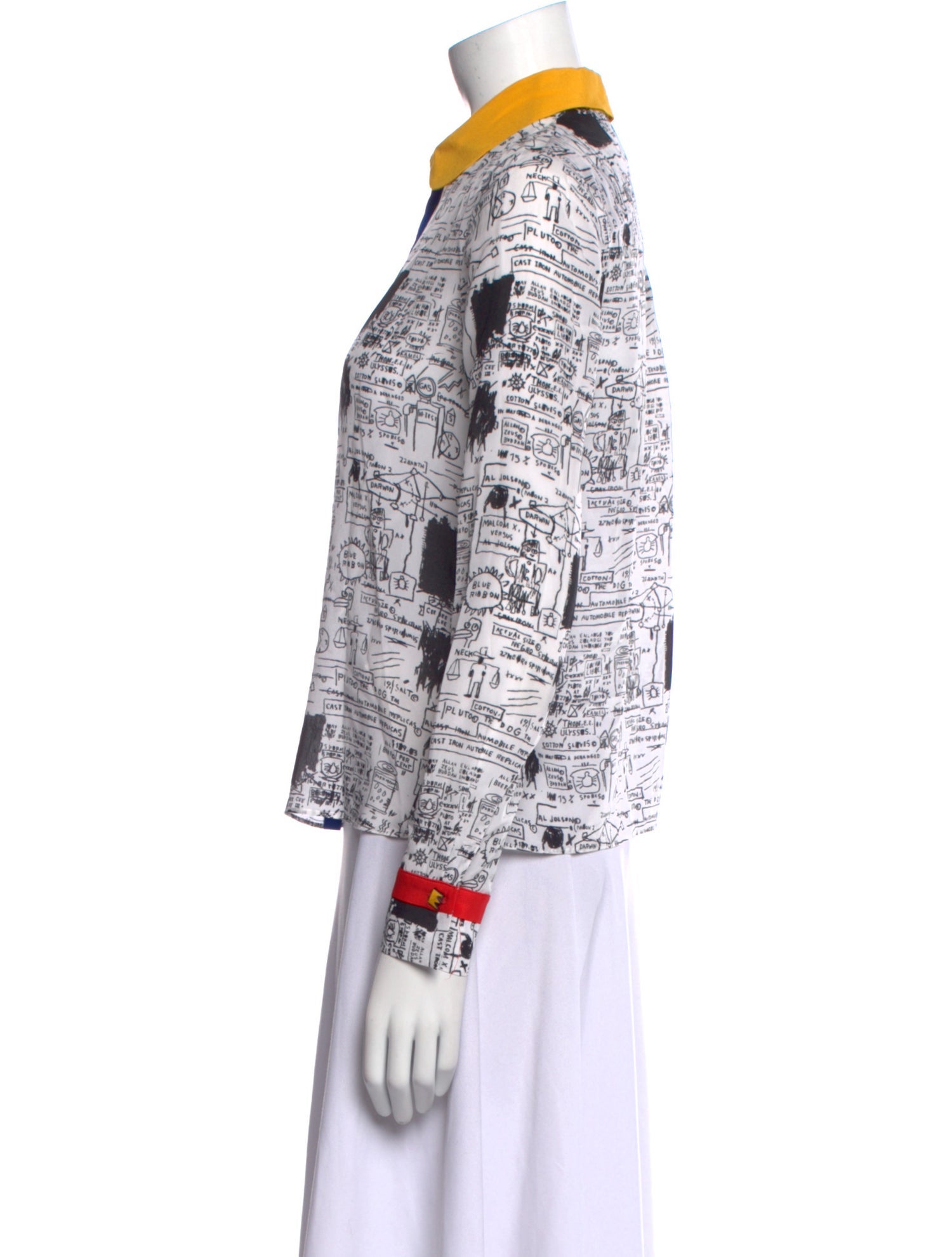 Ulla Johnson Silk Printed Button-Up Top