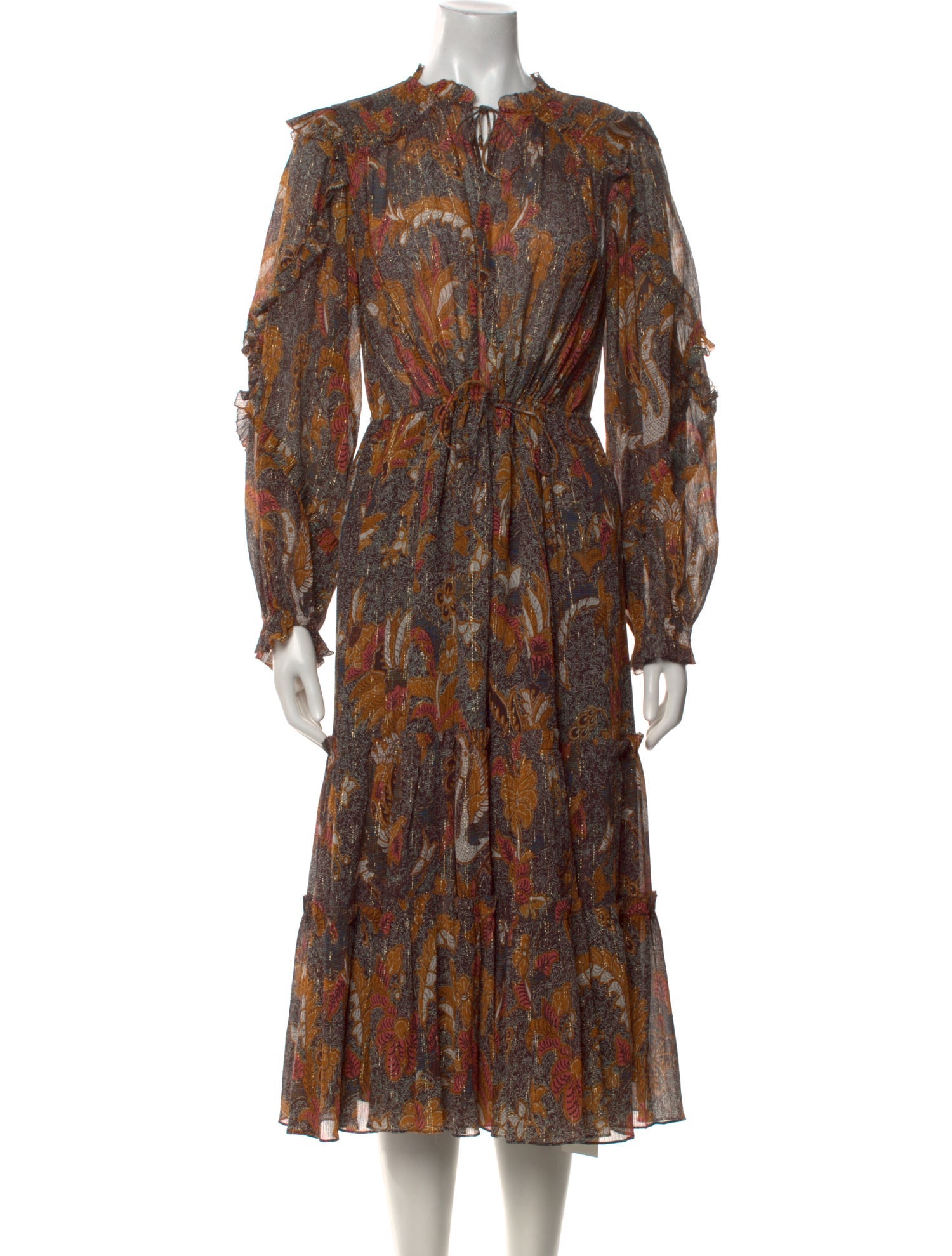 Ulla Johnson Paisley Print Long Dress