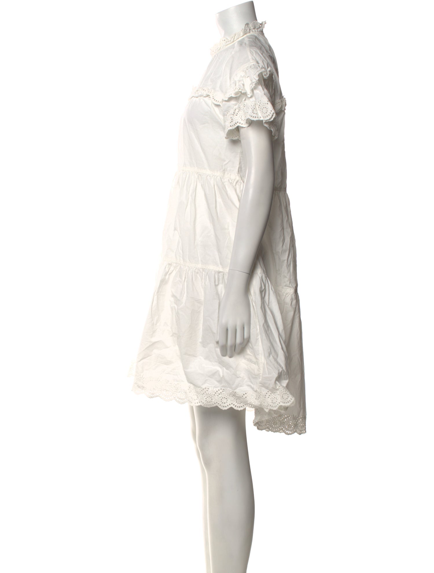 Ulla Johnson Mock Neck Mini Dress