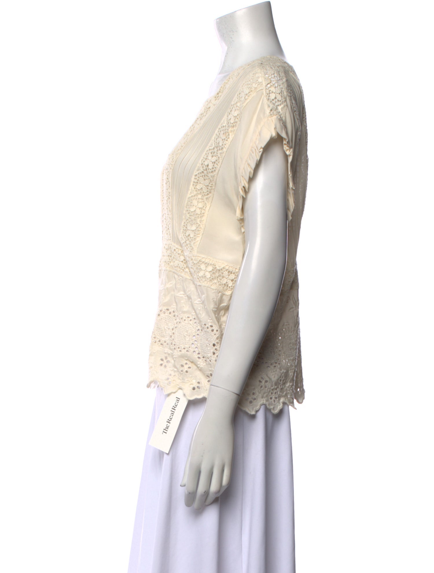 Ulla Johnson Silk Square Neckline Top