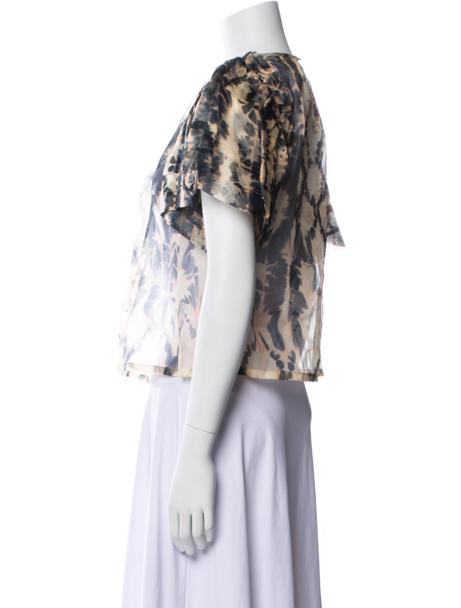 Ulla Johnson Silk Printed Blouse