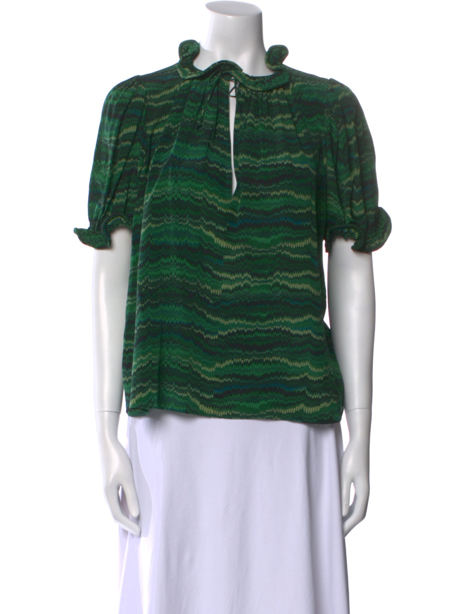 Ulla Johnson Silk Printed Top