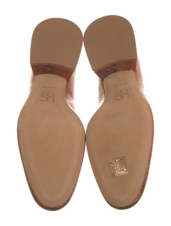 Ulla Johnson Leather Animal Print T-Strap Pumps