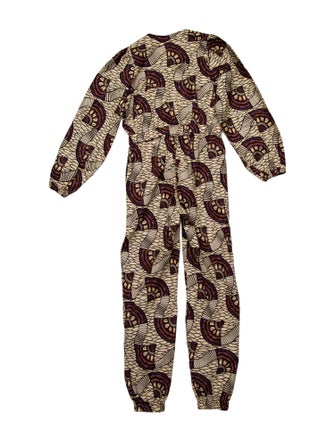 Ulla Johnson Printed Crew Neck Jumpsuit