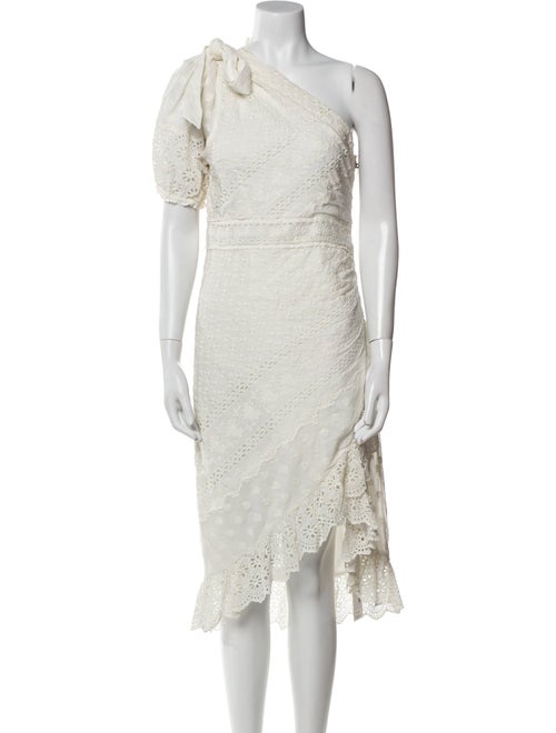 Ulla Johnson One-Shoulder Midi Length Dress